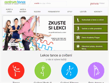 Tablet Screenshot of centrumtance.cz